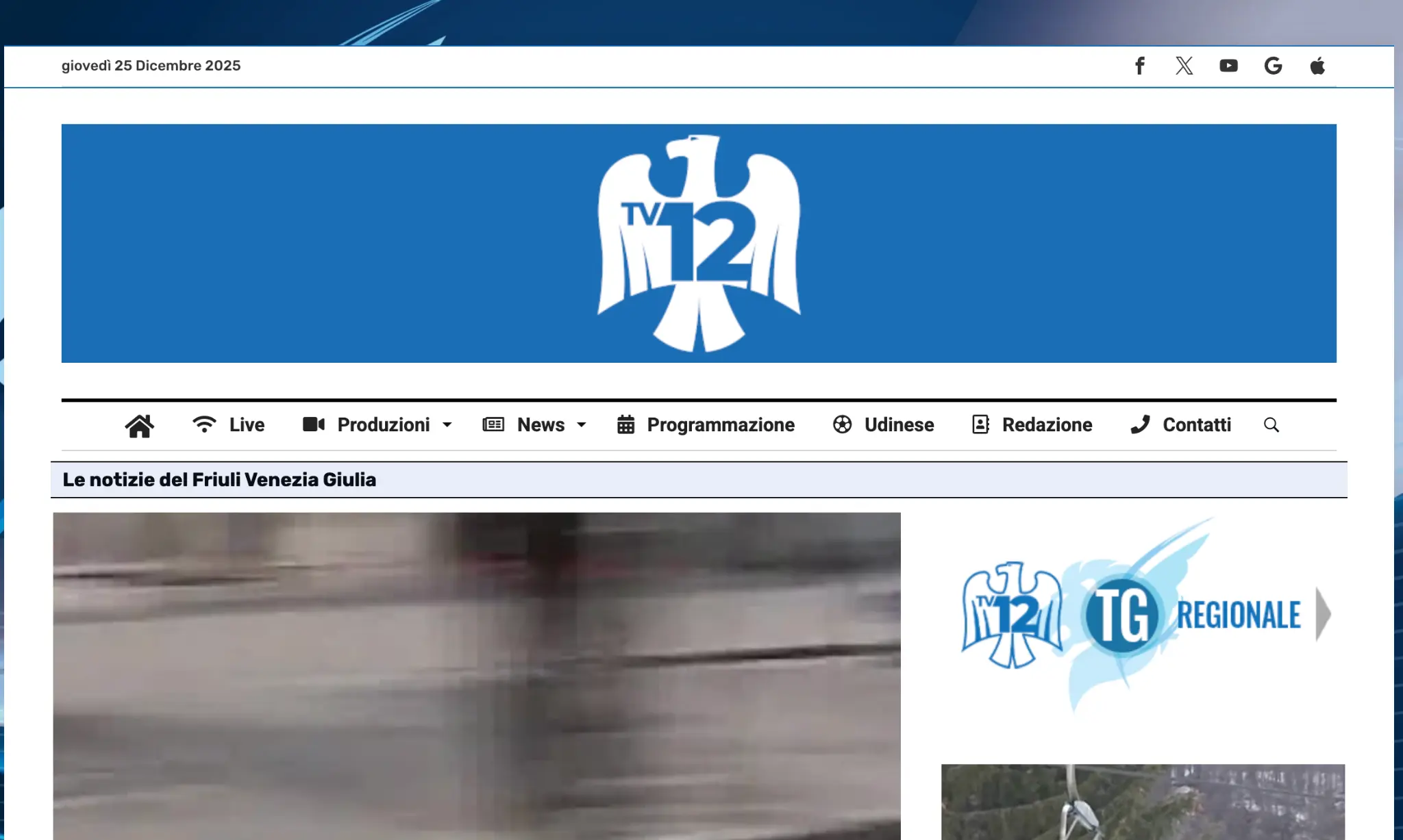 Udinese TV. Telegiornale di Gennaio 2022